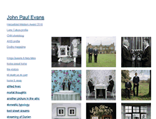 Tablet Screenshot of johnpaulevans.co.uk